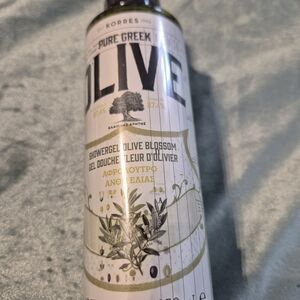 Korres Olive Blossom Shower Gel in White and Green